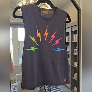 Aviator Nation Dark Gray Tank Top